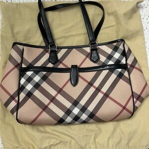 Burberry Nova Plaid Tote